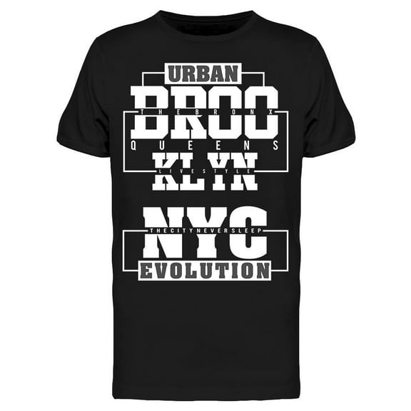 Urban Design Brooklyn  T-Shirt Men -Image by Shutterstock, Male x-Large