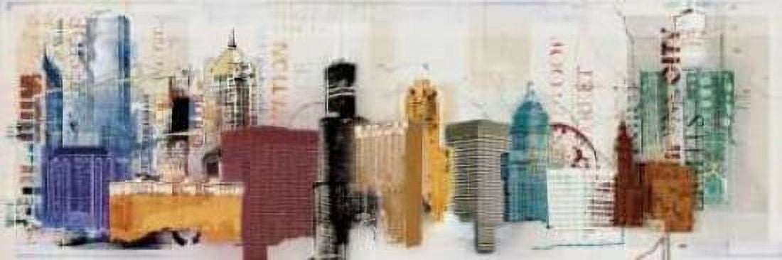 Urban Design Canvas Art - NOAH (12 x 36)