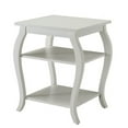 thumbnail image 1 of Urban Designs 4782828 Belding Collection 2-Shelf End Table, White, 1 of 2