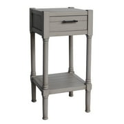 Urban Designs Vienna End Accent Table With Storage - 28 H x 14 L x 14 W