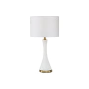 Urban Designs Birdella White Transitional Cement Accent Table Lamp-Size25 inches