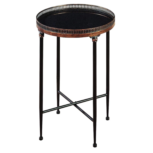 Urban Designs Elise Marble Top Round Accent Table - Walmart.com