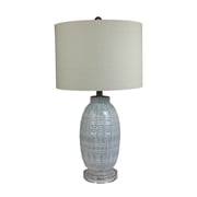 Urban Designs Rocco Grey Glazed Ceramic Handcrafted Table Lamp