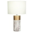 thumbnail image 1 of Urban Designs White and Gold Column 24-Inch Ceramic Table Lamp, 1 of 4