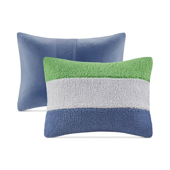 Urban Dreams Taylor Colorblocked Sherpa 8-Pc. Full Comforter Set