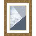 thumbnail image 1 of Urban Epiphany 11x14 Gold Ornate Wood Framed with Double Matting Museum Art Print Titled - Navy Mountains 1, 1 of 4