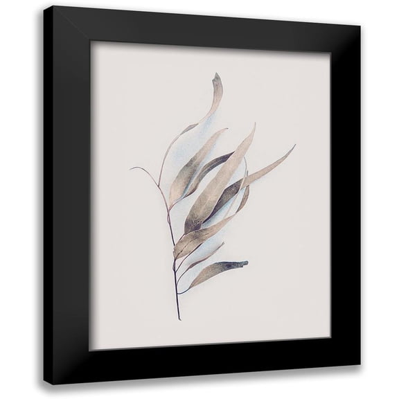 Urban Epiphany 12x14 Black Modern Framed Museum Art Print Titled - Gum Leaves