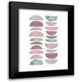 thumbnail image 1 of Urban Epiphany 12x14 Black Modern Framed Museum Art Print Titled - MidCentury Ranunculus Tones 4, 1 of 5