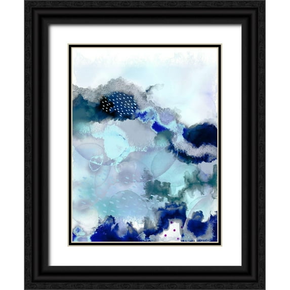 Urban Epiphany 12x14 Black Ornate Wood Framed with Double Matting Museum Art Print Titled - Evolving 2