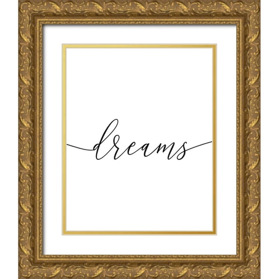 Urban Epiphany 12x14 Gold Ornate Wood Framed with Double Matting Museum Art Print Titled - Sweet Dreams 2