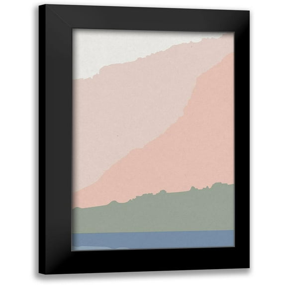 Urban Epiphany 13x18 Black Modern Framed Museum Art Print Titled - Canyon Horizons 3