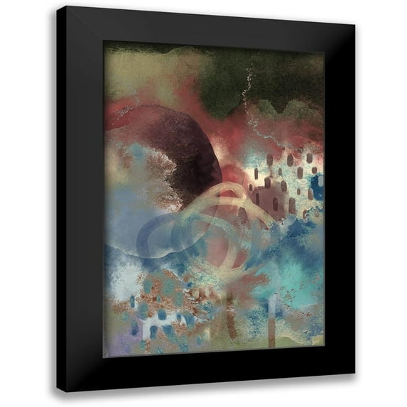 Urban Epiphany 13x18 Black Modern Framed Museum Art Print Titled - Earthy Feels