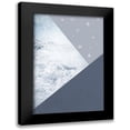 thumbnail image 1 of Urban Epiphany 13x18 Black Modern Framed Museum Art Print Titled - Navy Mountains 1, 1 of 5