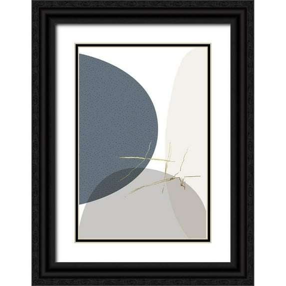 Urban Epiphany 13x18 Black Ornate Wood Framed with Double Matting Museum Art Print Titled - Neutral Tones 1