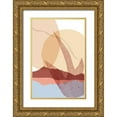 thumbnail image 1 of Urban Epiphany 13x18 Gold Ornate Wood Framed with Double Matting Museum Art Print Titled - Dusty Desert Rocks 2, 1 of 4