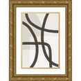 thumbnail image 1 of Urban Epiphany 13x18 Gold Ornate Wood Framed with Double Matting Museum Art Print Titled - Minimal Lines 3, 1 of 4