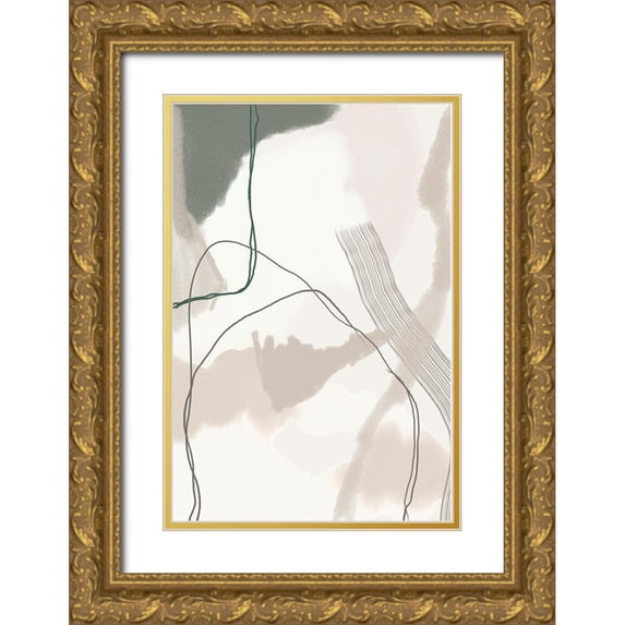 Urban Epiphany 13x18 Gold Ornate Wood Framed with Double Matting Museum Art Print Titled - Poise