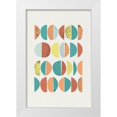 thumbnail image 1 of Urban Epiphany 13x18 White Modern Wood Framed Museum Art Print Titled - Mid Century Brights 14, 1 of 4