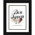 thumbnail image 1 of Urban Epiphany 14x18 Black Ornate Wood Framed with Double Matting Museum Art Print Titled - Bon Appetit, 1 of 4