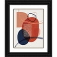 thumbnail image 1 of Urban Epiphany 15x18 Black Ornate Wood Framed with Double Matting Museum Art Print Titled - Abstract Red Clay, 1 of 4