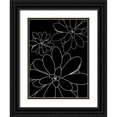 thumbnail image 1 of Urban Epiphany 15x18 Black Ornate Wood Framed with Double Matting Museum Art Print Titled - Black White Succulents Set of 2, 1 of 4