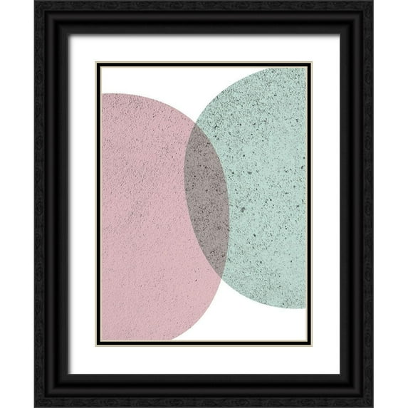 Urban Epiphany 15x18 Black Ornate Wood Framed with Double Matting Museum Art Print Titled - MidCentury Ranunculus Tones 6