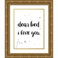 thumbnail image 1 of Urban Epiphany 15x18 Gold Ornate Wood Framed with Double Matting Museum Art Print Titled - Dear Bed 2, 1 of 4