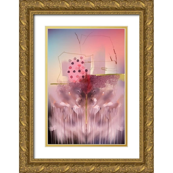 Urban Epiphany 17x24 Gold Ornate Wood Framed with Double Matting Museum Art Print Titled - Analysis of Life 2