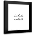 thumbnail image 1 of Urban Epiphany 19x24 Black Modern Framed Museum Art Print Titled - Inhale Exhale, 1 of 5