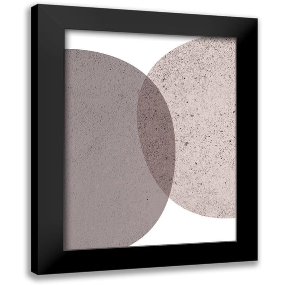 Urban Epiphany 19x24 Black Modern Framed Museum Art Print Titled - Mid Century ColorDew Burgundy 6