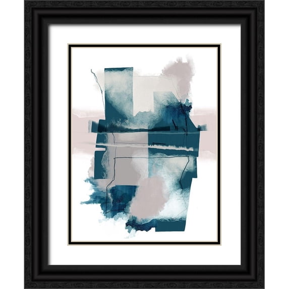 Urban Epiphany 19x24 Black Ornate Wood Framed with Double Matting Museum Art Print Titled - Juxtaposed Reality 1