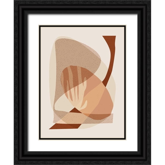 Urban Epiphany 19x24 Black Ornate Wood Framed with Double Matting Museum Art Print Titled - Mid Century Boho 6