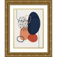 thumbnail image 1 of Urban Epiphany 19x24 Gold Ornate Wood Framed with Double Matting Museum Art Print Titled - Abstract Red Clay 3, 1 of 4