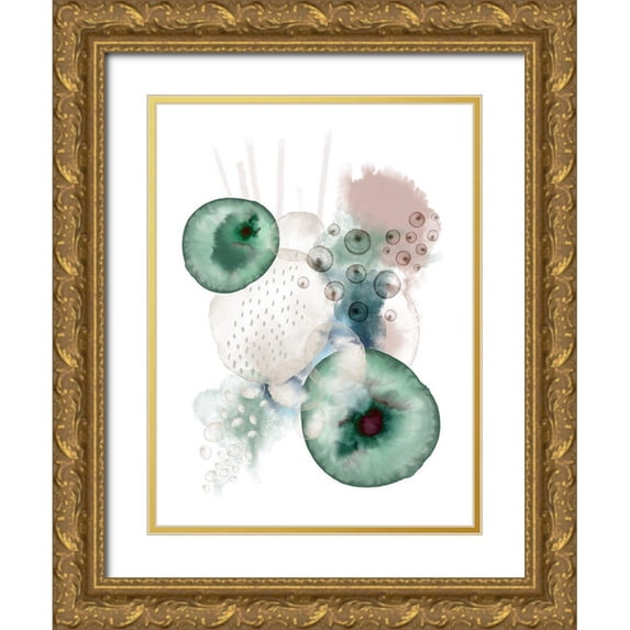 Urban Epiphany 19x24 Gold Ornate Wood Framed with Double Matting Museum Art Print Titled - Ocean of Harmony