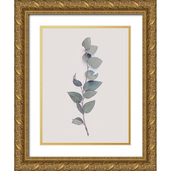 Urban Epiphany 19x24 Gold Ornate Wood Framed with Double Matting Museum Art Print Titled - Tiny Branch