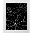 thumbnail image 1 of Urban Epiphany 19x24 White Modern Wood Framed Museum Art Print Titled - Black White Succulents Set of 2, 1 of 4