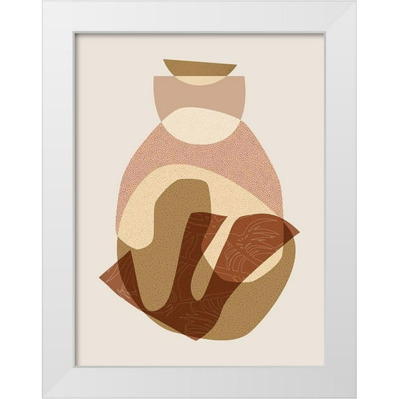 Urban Epiphany 19x24 White Modern Wood Framed Museum Art Print Titled - Mid Century Boho 4
