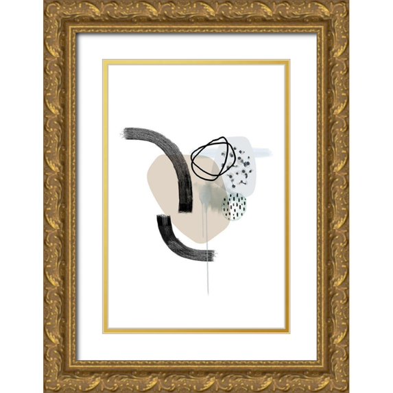 Urban Epiphany 23x32 Gold Ornate Wood Framed with Double Matting Museum Art Print Titled - Neutral Calm