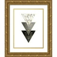 thumbnail image 1 of Urban Epiphany 25x32 Gold Ornate Wood Framed with Double Matting Museum Art Print Titled - 3 Triangles, 1 of 4