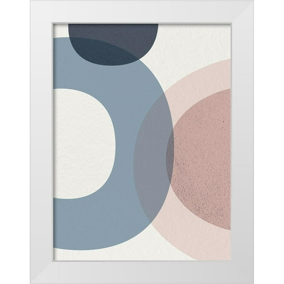 Urban Epiphany 25x32 White Modern Wood Framed Museum Art Print Titled - Mid Century Soft Luxe 5