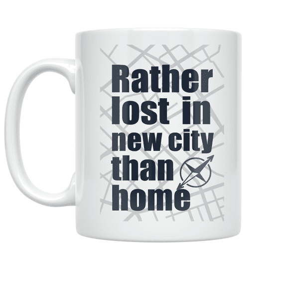 Urban Explorer Quotes - Travel Enthusiast - 11 oz Ceramic Coffee Mug
