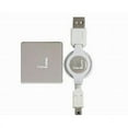 thumbnail image 1 of Urban Factory Crazy Hub 4 ports USB 2.0 Retractable Cable, Grey, 1 of 2