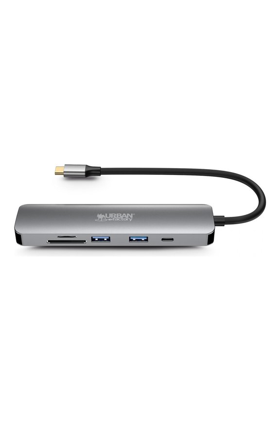 HUBEE Docking Station - for Desktop PC, Notebook - Memory Card Reader - SD, microSD - USB Type C - 4K UHD - 3840 x 2160 - 3 x USB Ports - 2 x USB 3.0 - 2 x USB Type-A Ports - USB Type...