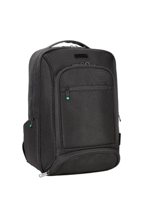 MIXEE Eco Foam-Reinforced Compact Laptop Backpack with Multiple Compartments, Made from Recycled PET Materials, 13/14 In., MCB14UF-ECO