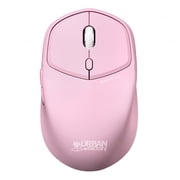 Urban Factory ONLEE COLOR Wireless 1600 DPI Ambidextrous Mouse, 6 Buttons, Bluetooth Light Pink, OBM03UF