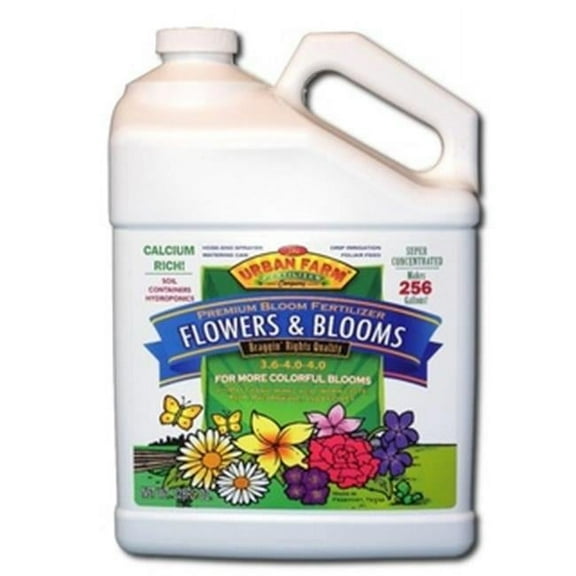 Urban Farm Fertilizers FB128 Flowers & Blooms 128 Fl. Oz Fertilizer