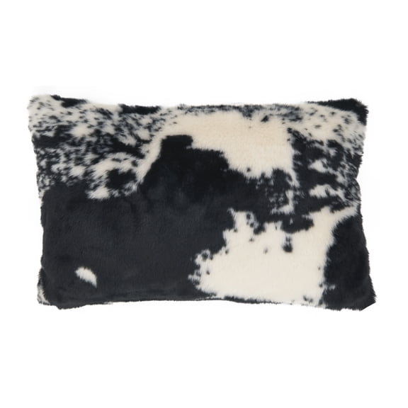 Urban Faux Cowhide Throw Pillow Cover