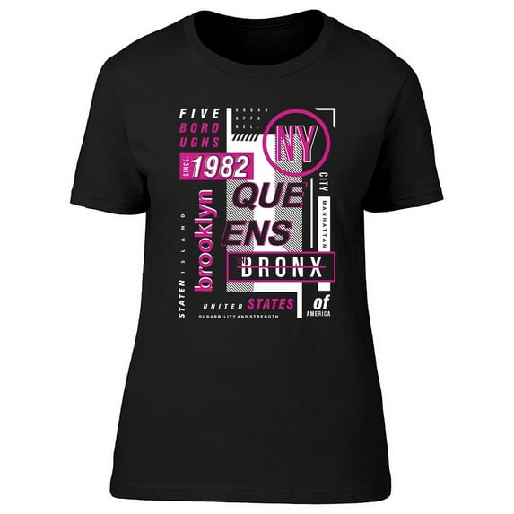 Urban Five Boroughs T-Shirt Women -Image by Shutterstock, Female Large