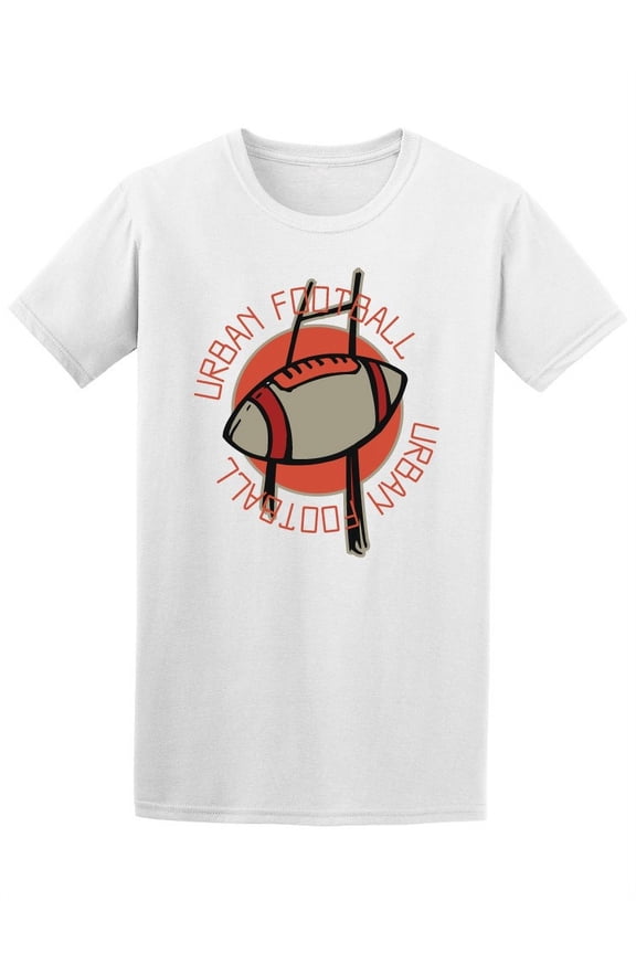 Urban Football Graphic T-Shirt Men -Image by Shutterstock, Male 3X-Large