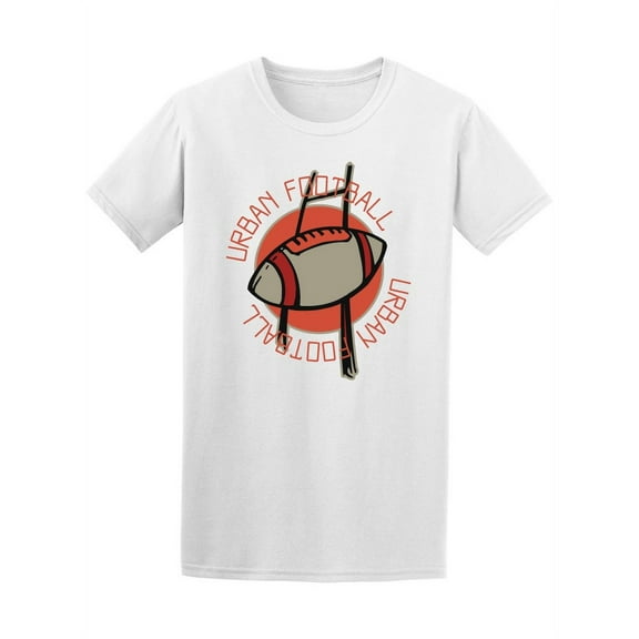 Urban Football Graphic T-Shirt Men -Image by Shutterstock, Male x-Large